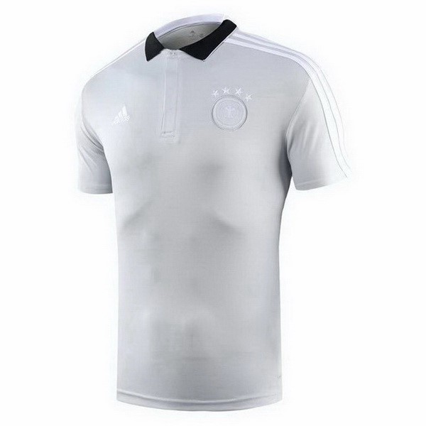 Polo Alemania 2018 Gris Claro